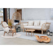 Jammu Coffee Table - Coffee table, mango natural ø60x35 cm