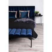 Bastia Side table - Side table in steel, black  ø47x50 cm