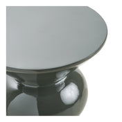 Rosolina Side Table - Side table, fiberglass, green ø34x41 cm