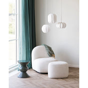 Rosolina Side Table - Side table, fiberglass, green ø34x41 cm