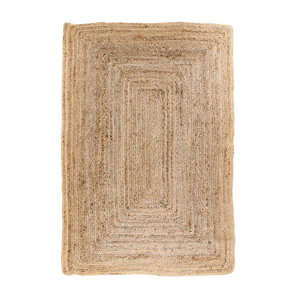 Norell vloerkleed - gevlochten jute naturel 120x180 cm