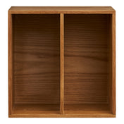 Townsville Wall Shelf with vertical rooms - Wall shelf with vertical rooms, oak 18x30x30 cm