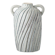 Vase - Vase, ceramic, blue 15,5x14x22 cm