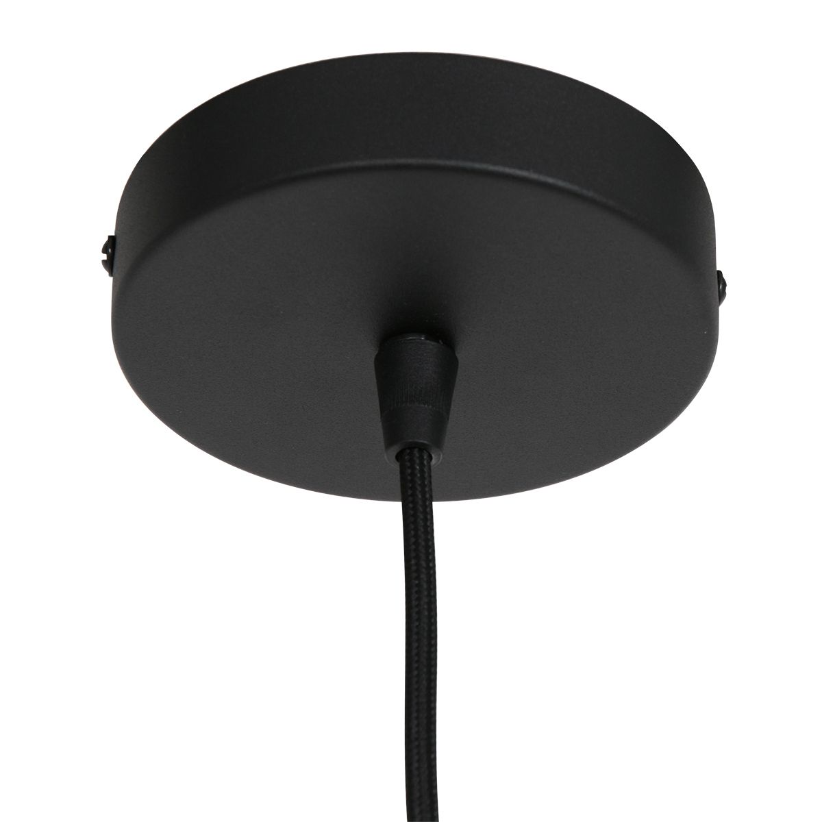 Lámpara colgante Kairo de haya/bambú negro