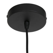 Lámpara colgante Kairo de haya/bambú negro