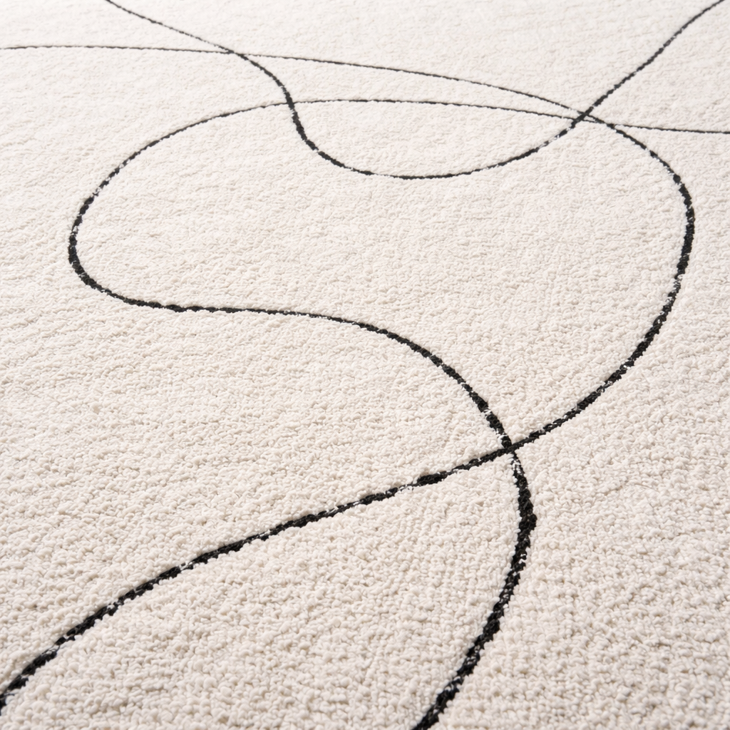 Alfombra de algodón Alina 160x230 cm - Natural
