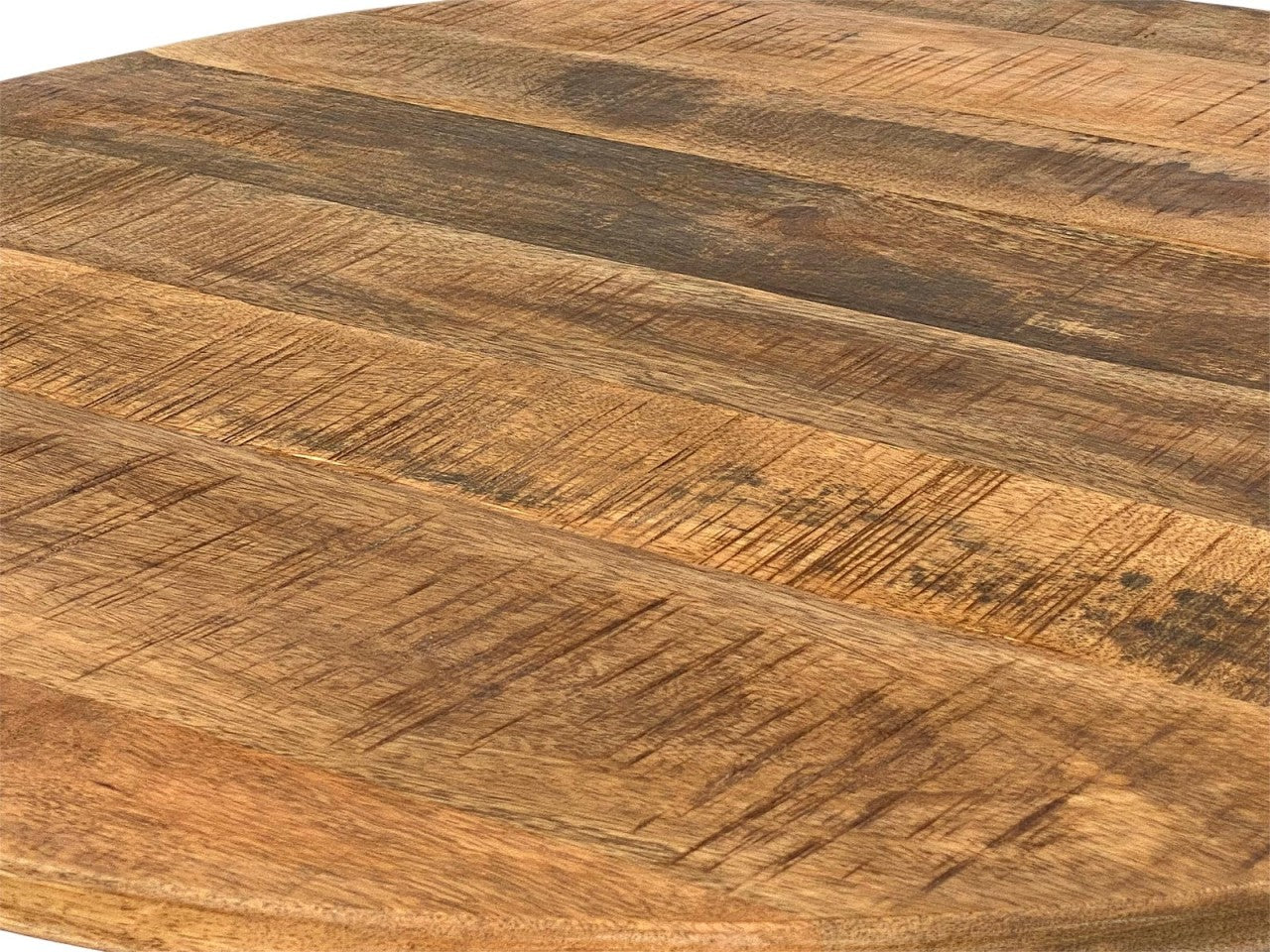Mesa auxiliar de madera de tabaco Lexara