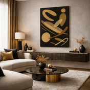 Gold abstract - classic art